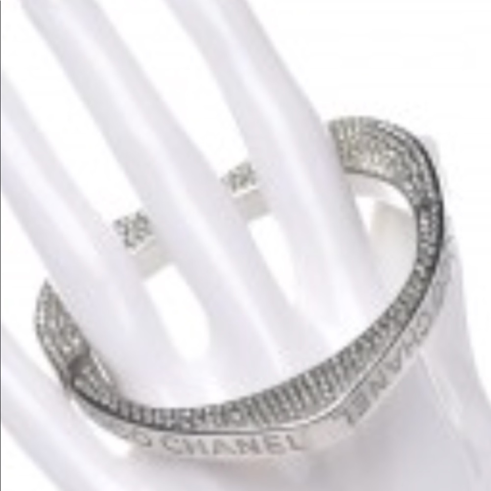 Chanel Crystal Heart Bracelet